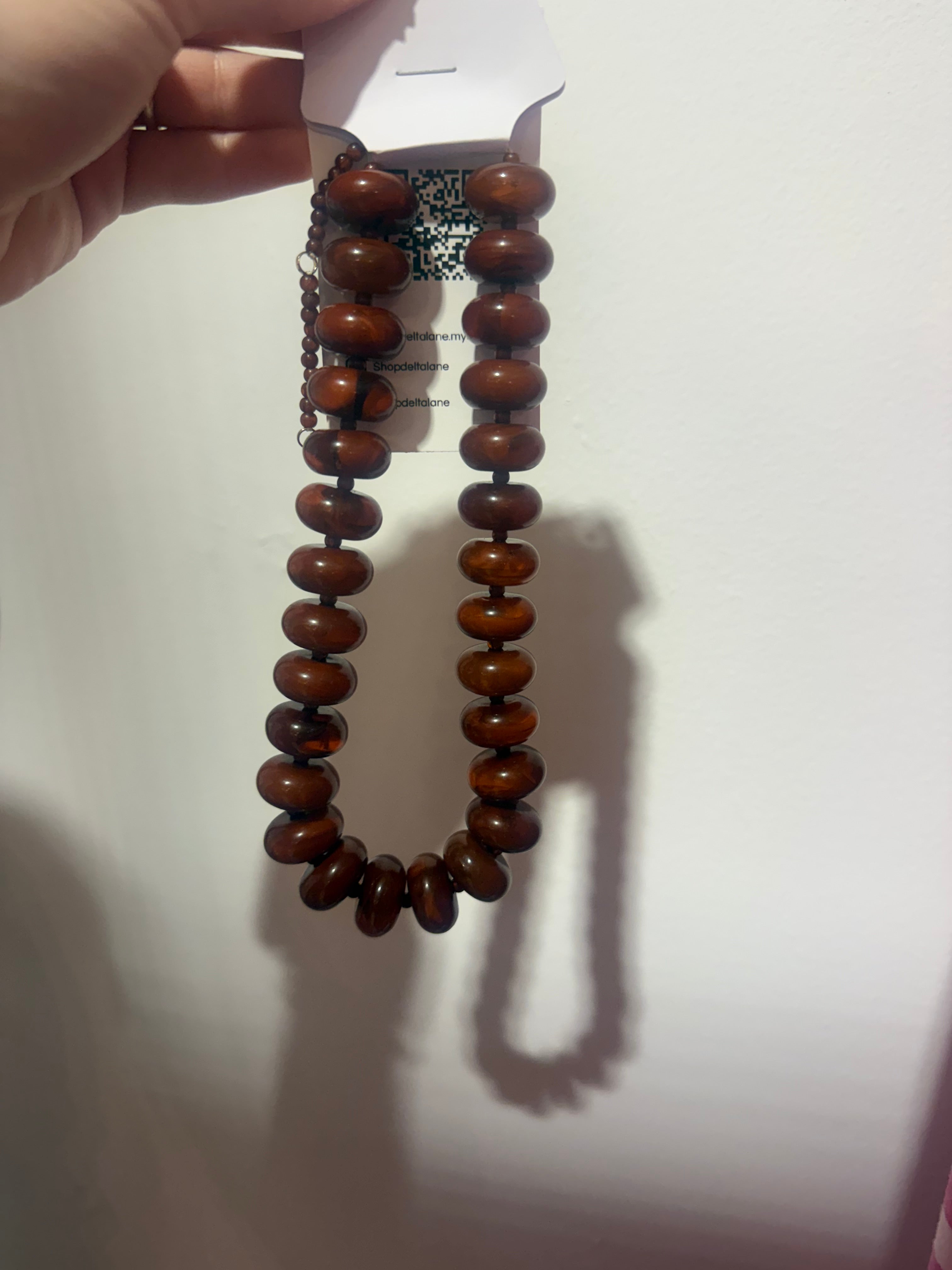 Brown Bubble Necklace