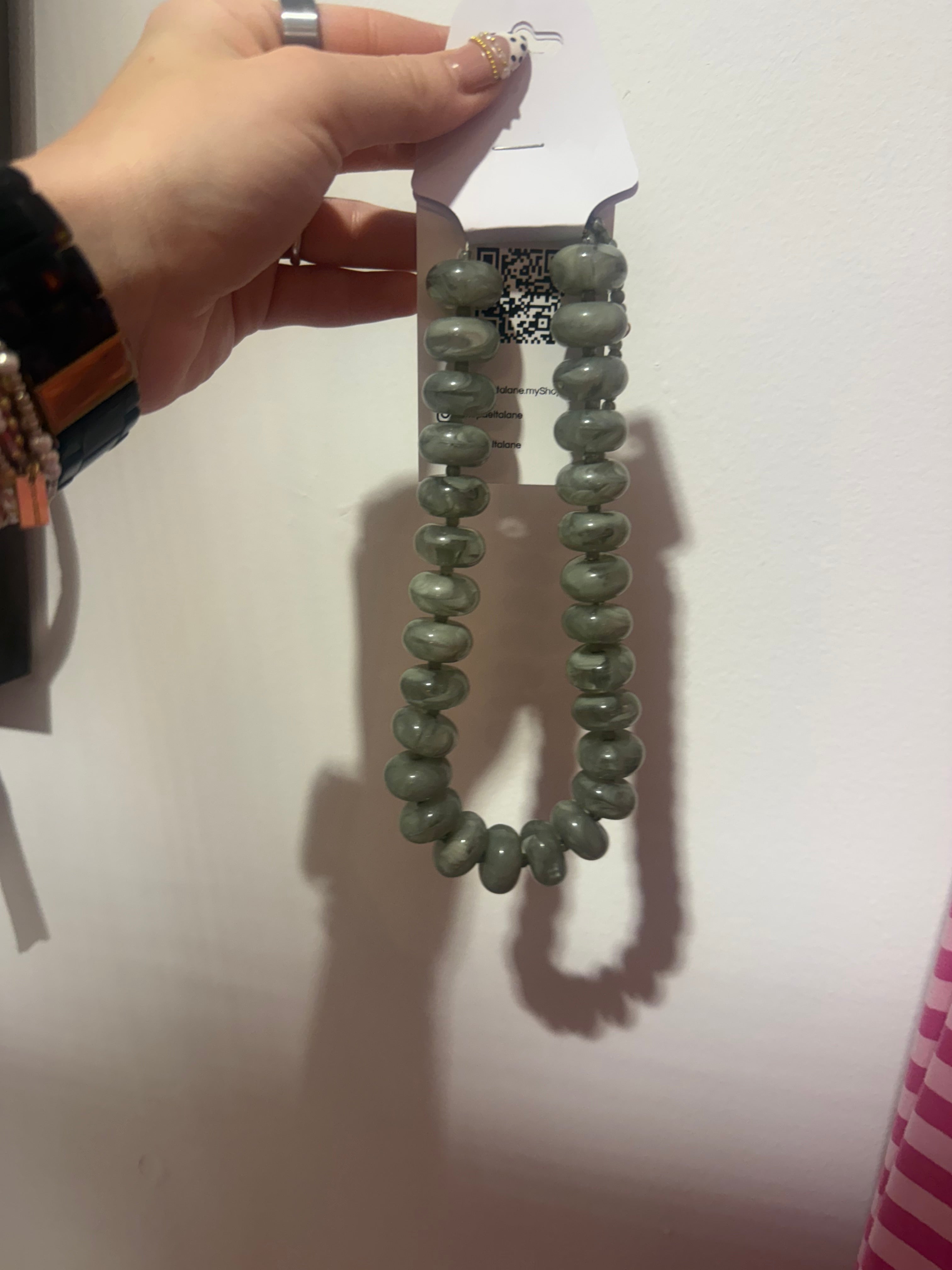 Grey Bubble Necklace