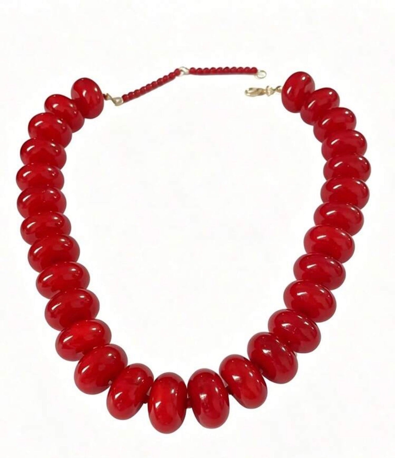 Red Bubble Necklace