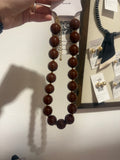 Brown/Gold Bubble Necklace