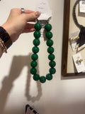 Large Green Ball Necklace